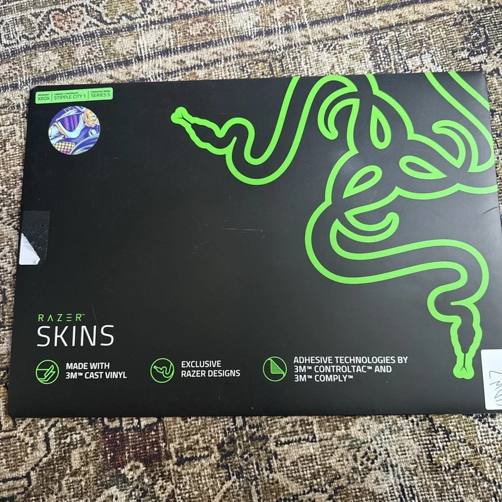 Razer Skins Xbox Series S Console + Controller Vinyl Wrap Stipple City NEW